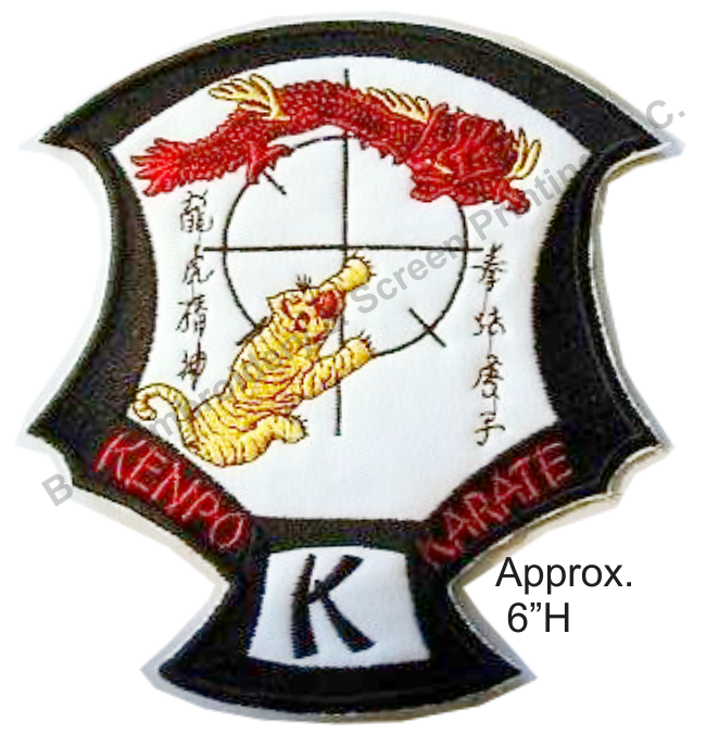 Ed Parker Kenpo Karate Embroidered Patch